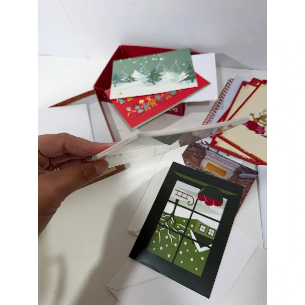 Mixed Holiday Christmas Greeting Card Lot Grinch Polar Bear Save the Children